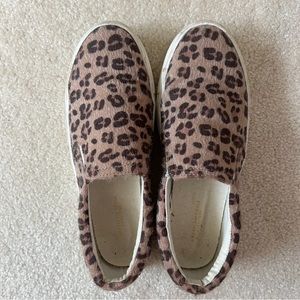 Platform Leopard Print Sneakers